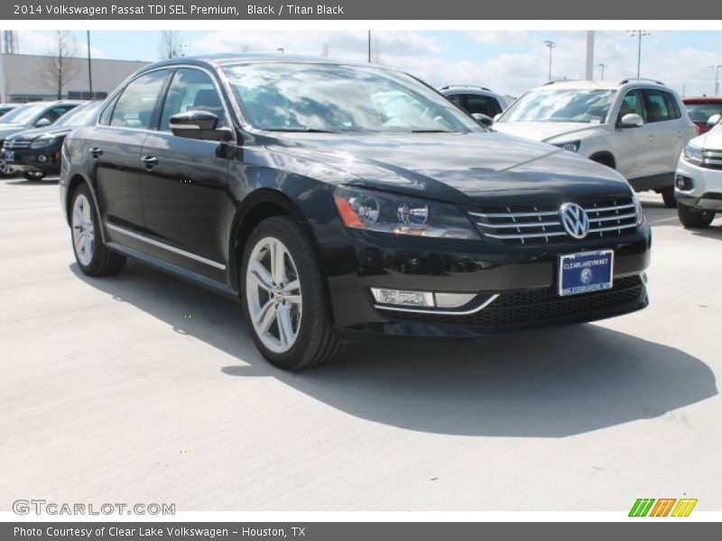 Black / Titan Black 2014 Volkswagen Passat TDI SEL Premium