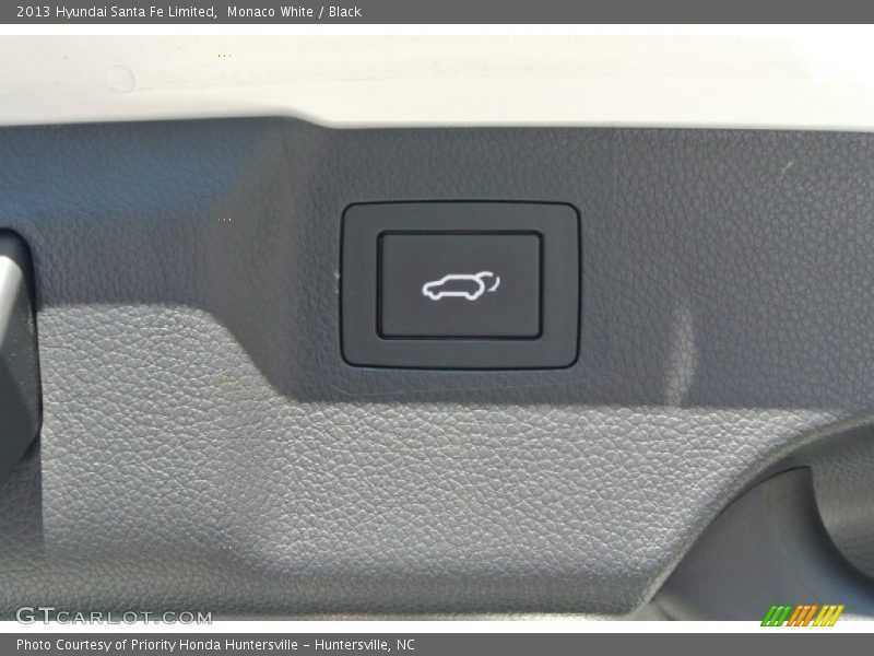 Monaco White / Black 2013 Hyundai Santa Fe Limited