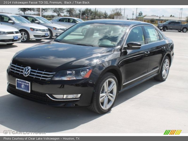 Black / Titan Black 2014 Volkswagen Passat TDI SEL Premium