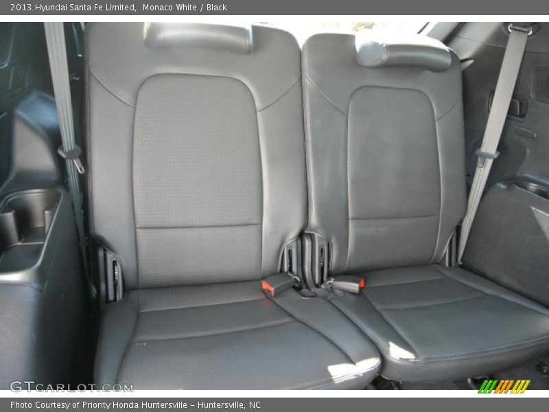 Monaco White / Black 2013 Hyundai Santa Fe Limited