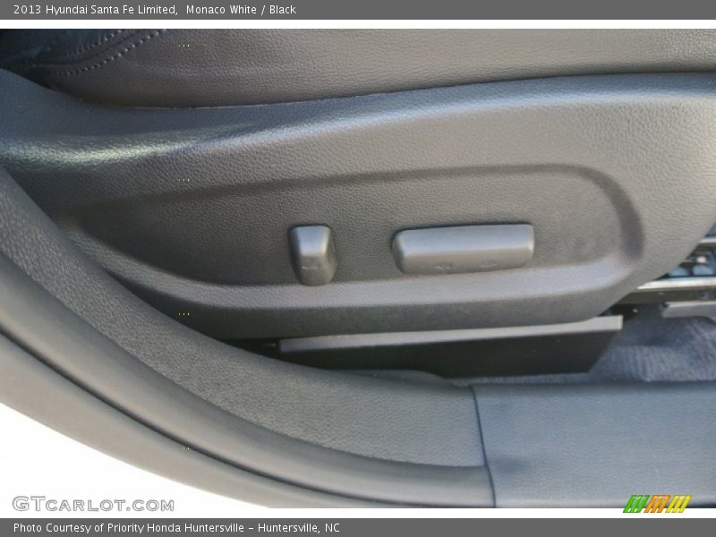 Monaco White / Black 2013 Hyundai Santa Fe Limited