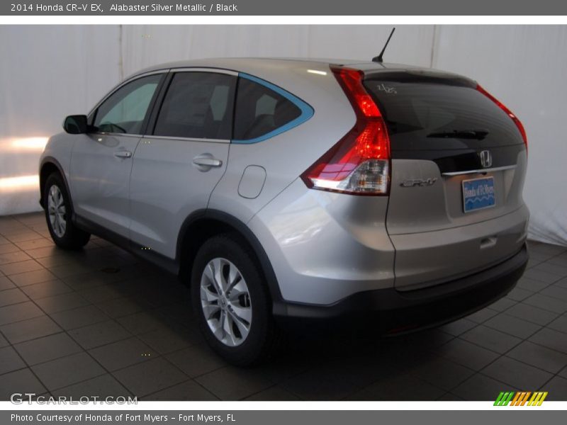 Alabaster Silver Metallic / Black 2014 Honda CR-V EX