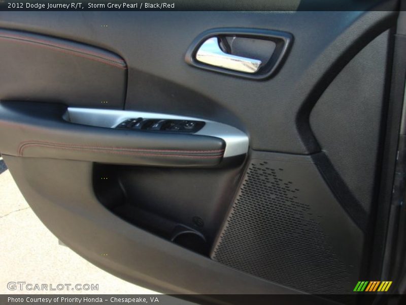 Storm Grey Pearl / Black/Red 2012 Dodge Journey R/T