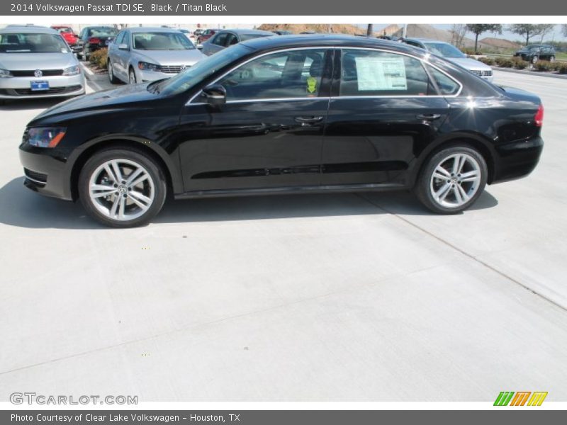 Black / Titan Black 2014 Volkswagen Passat TDI SE