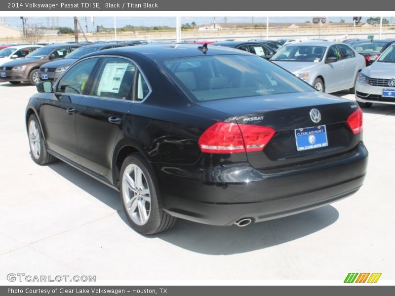 Black / Titan Black 2014 Volkswagen Passat TDI SE