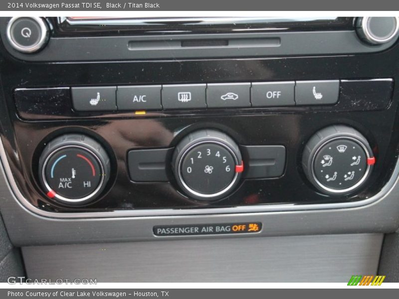 Black / Titan Black 2014 Volkswagen Passat TDI SE