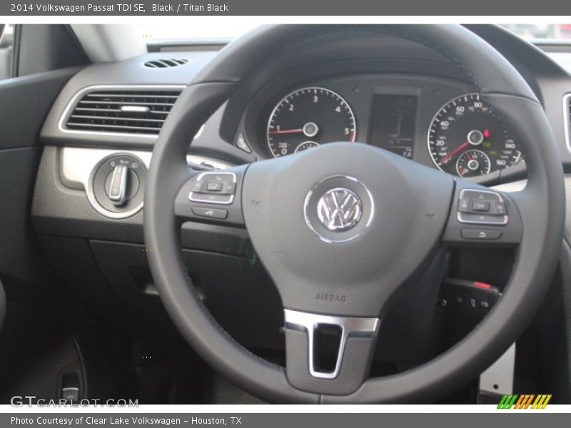 Black / Titan Black 2014 Volkswagen Passat TDI SE