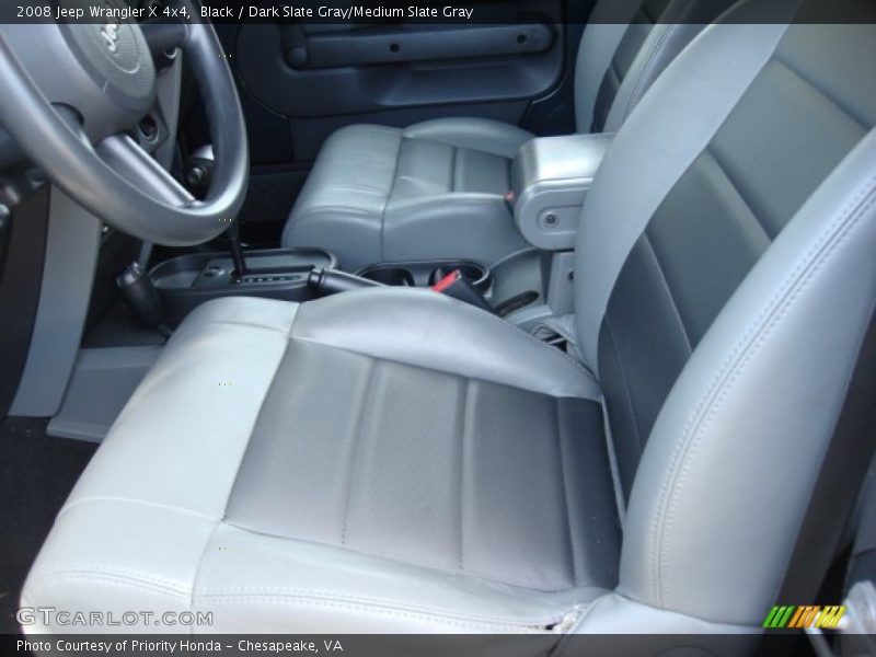 Black / Dark Slate Gray/Medium Slate Gray 2008 Jeep Wrangler X 4x4