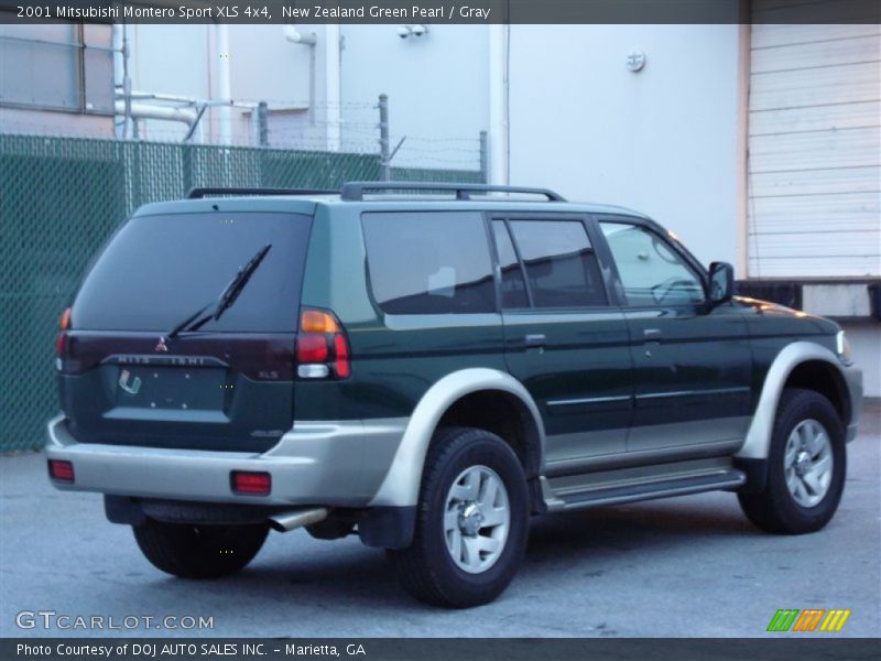 New Zealand Green Pearl / Gray 2001 Mitsubishi Montero Sport XLS 4x4