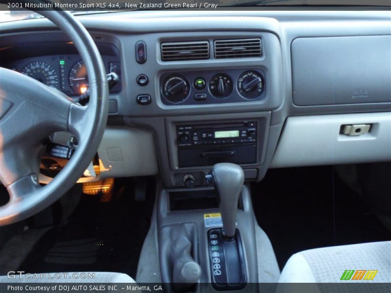 New Zealand Green Pearl / Gray 2001 Mitsubishi Montero Sport XLS 4x4