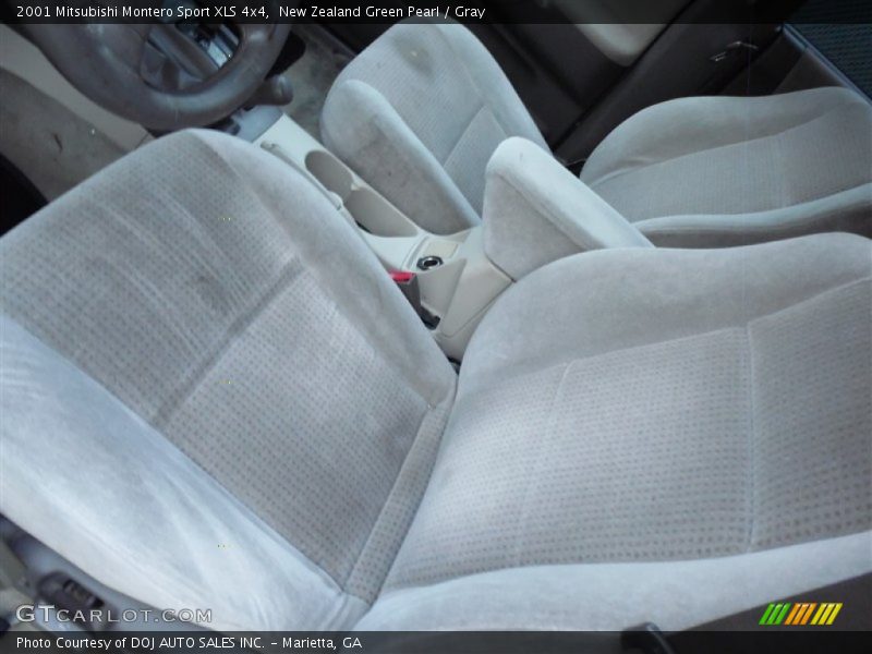 New Zealand Green Pearl / Gray 2001 Mitsubishi Montero Sport XLS 4x4