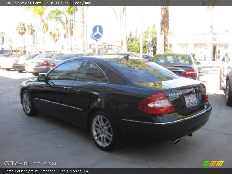 Black / Black 2008 Mercedes-Benz CLK 350 Coupe