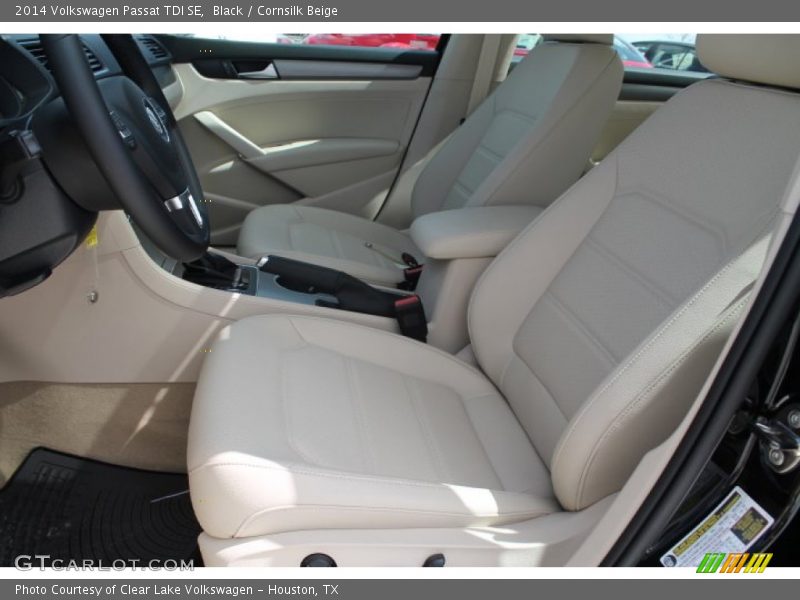 Black / Cornsilk Beige 2014 Volkswagen Passat TDI SE