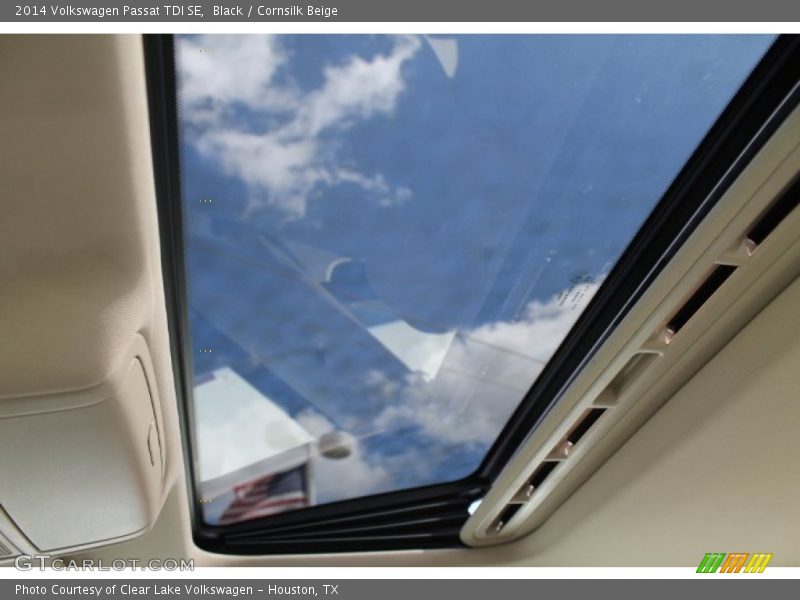 Black / Cornsilk Beige 2014 Volkswagen Passat TDI SE