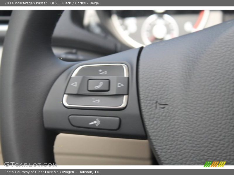 Black / Cornsilk Beige 2014 Volkswagen Passat TDI SE