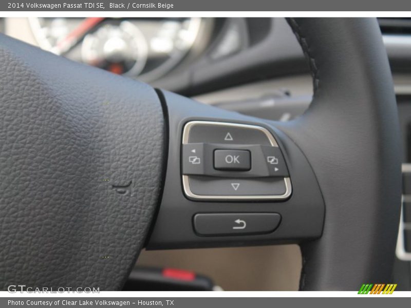 Black / Cornsilk Beige 2014 Volkswagen Passat TDI SE