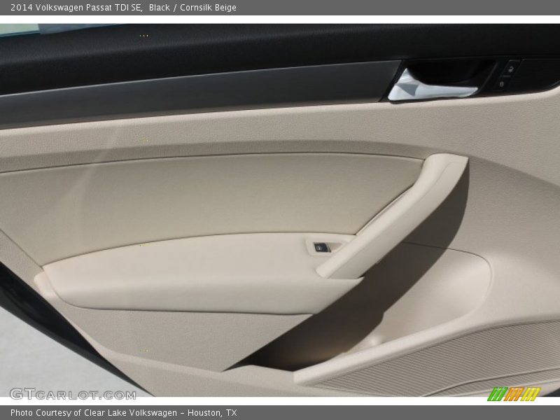 Black / Cornsilk Beige 2014 Volkswagen Passat TDI SE