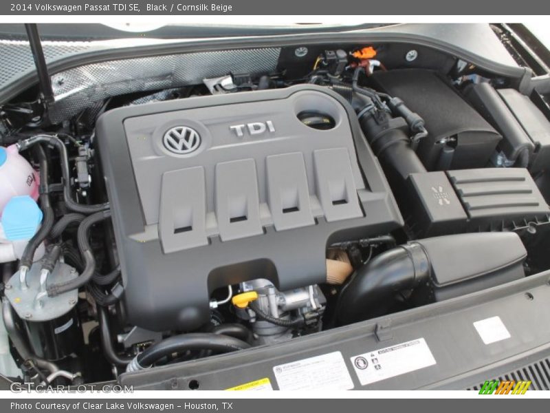 Black / Cornsilk Beige 2014 Volkswagen Passat TDI SE