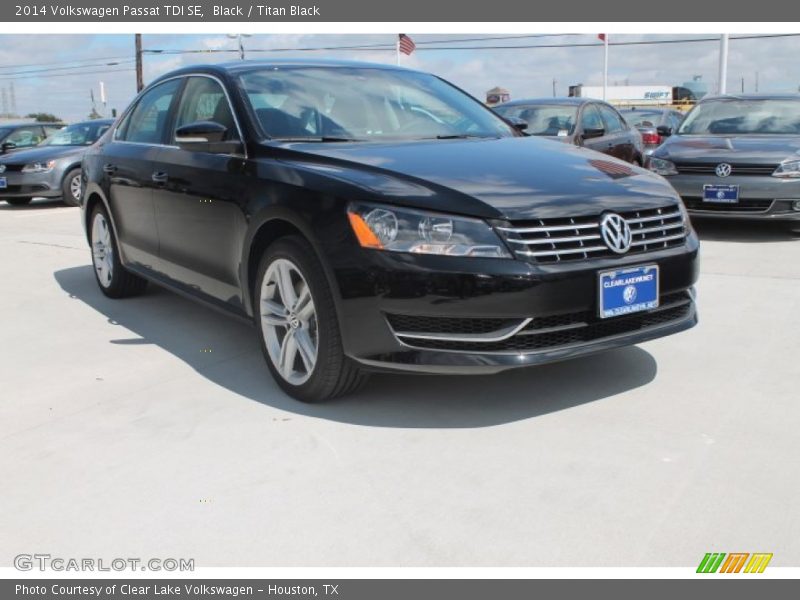 Black / Titan Black 2014 Volkswagen Passat TDI SE