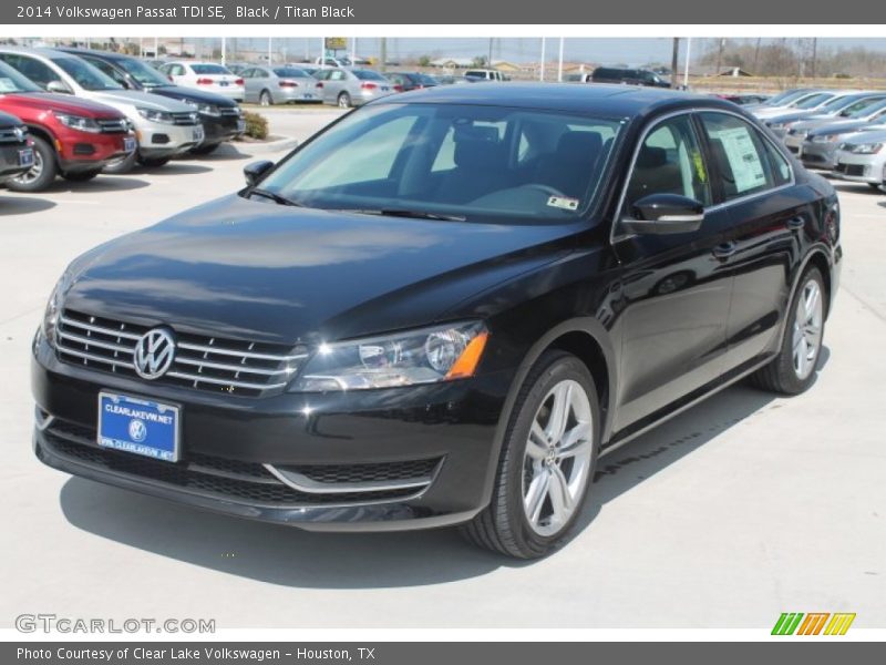 Black / Titan Black 2014 Volkswagen Passat TDI SE