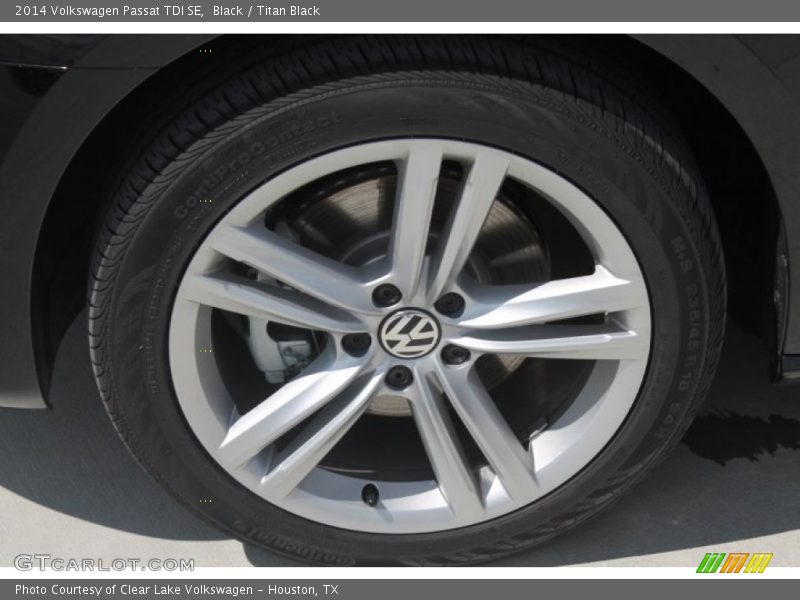 Black / Titan Black 2014 Volkswagen Passat TDI SE