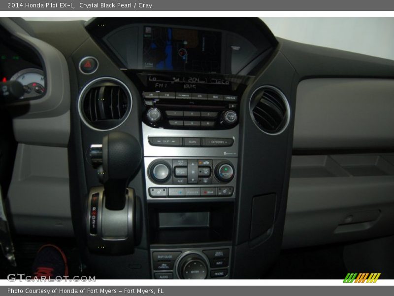 Crystal Black Pearl / Gray 2014 Honda Pilot EX-L