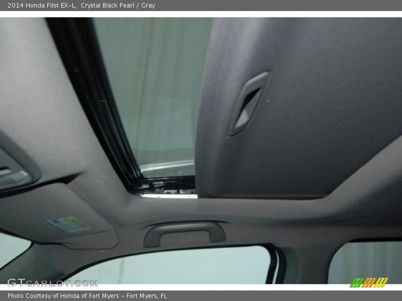 Crystal Black Pearl / Gray 2014 Honda Pilot EX-L