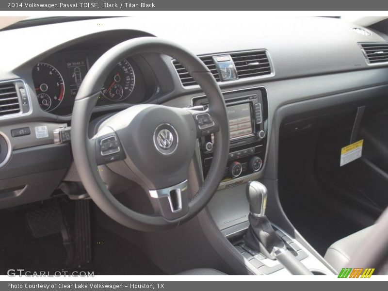 Black / Titan Black 2014 Volkswagen Passat TDI SE
