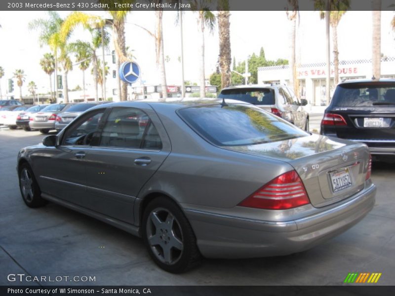 Tectite Grey Metallic / Java 2003 Mercedes-Benz S 430 Sedan