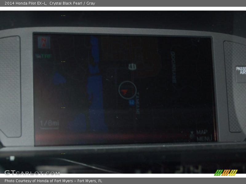 Crystal Black Pearl / Gray 2014 Honda Pilot EX-L
