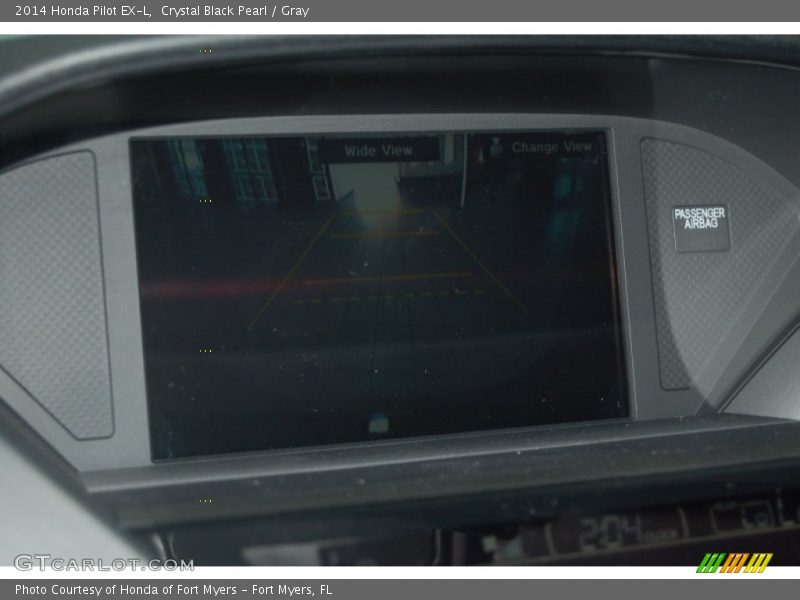 Crystal Black Pearl / Gray 2014 Honda Pilot EX-L
