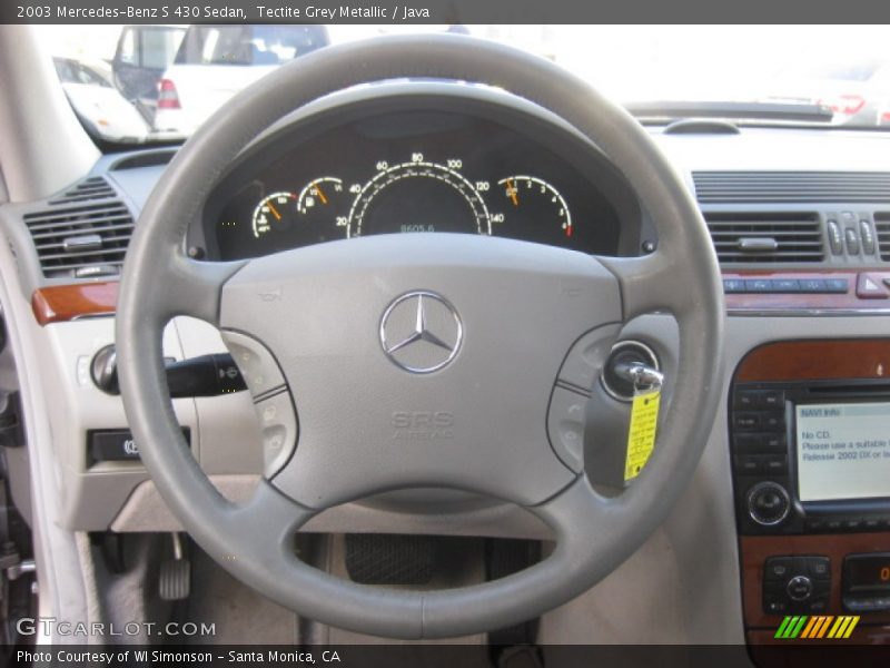 Tectite Grey Metallic / Java 2003 Mercedes-Benz S 430 Sedan