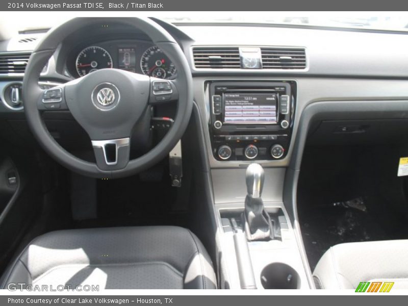 Black / Titan Black 2014 Volkswagen Passat TDI SE