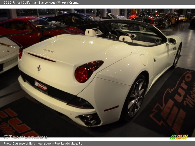 Bianco Avus (White) / Crema 2010 Ferrari California