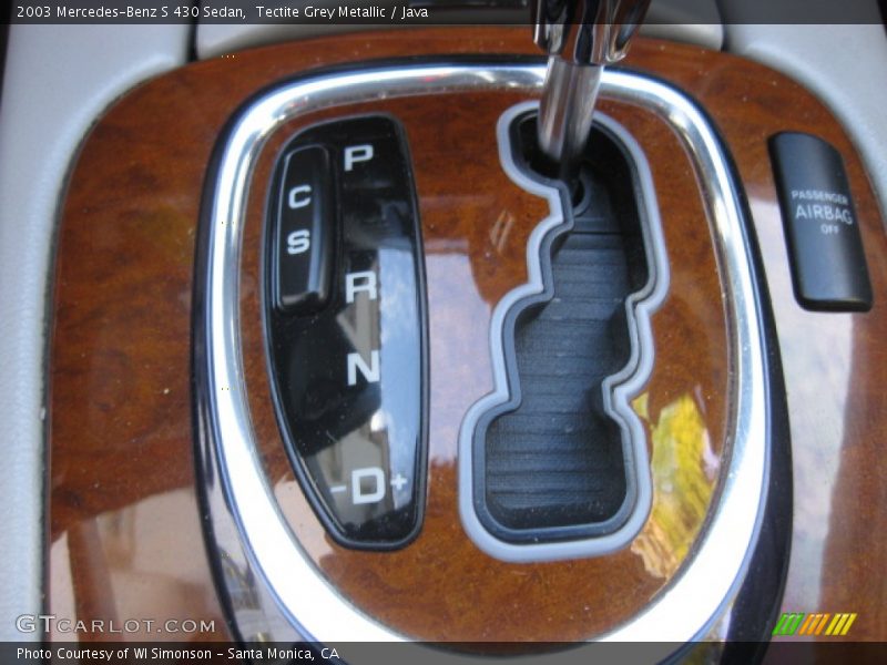Tectite Grey Metallic / Java 2003 Mercedes-Benz S 430 Sedan