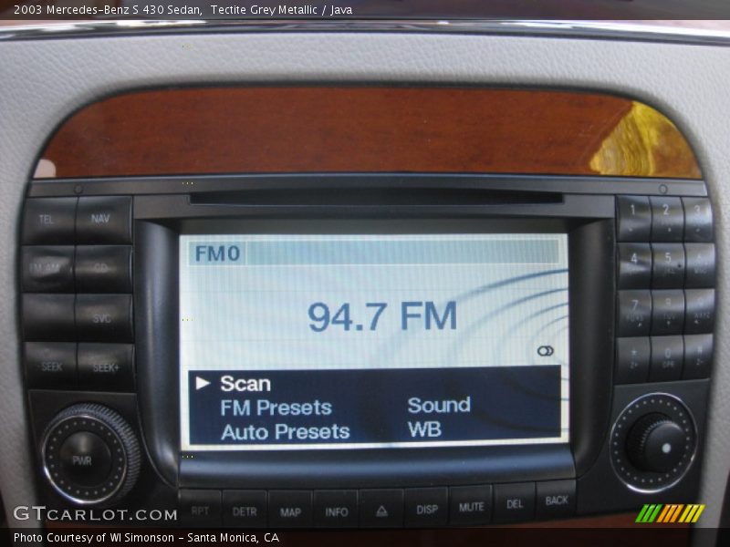 Tectite Grey Metallic / Java 2003 Mercedes-Benz S 430 Sedan