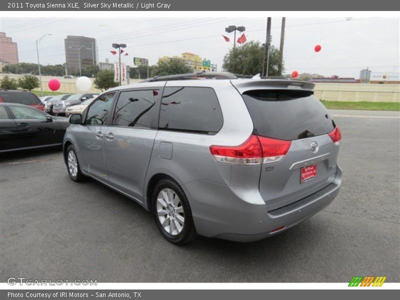 Silver Sky Metallic / Light Gray 2011 Toyota Sienna XLE