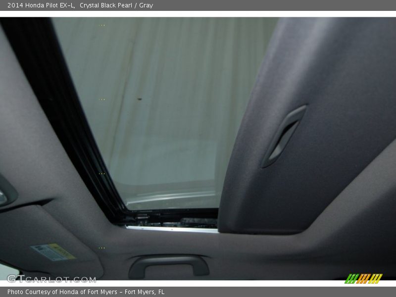 Crystal Black Pearl / Gray 2014 Honda Pilot EX-L