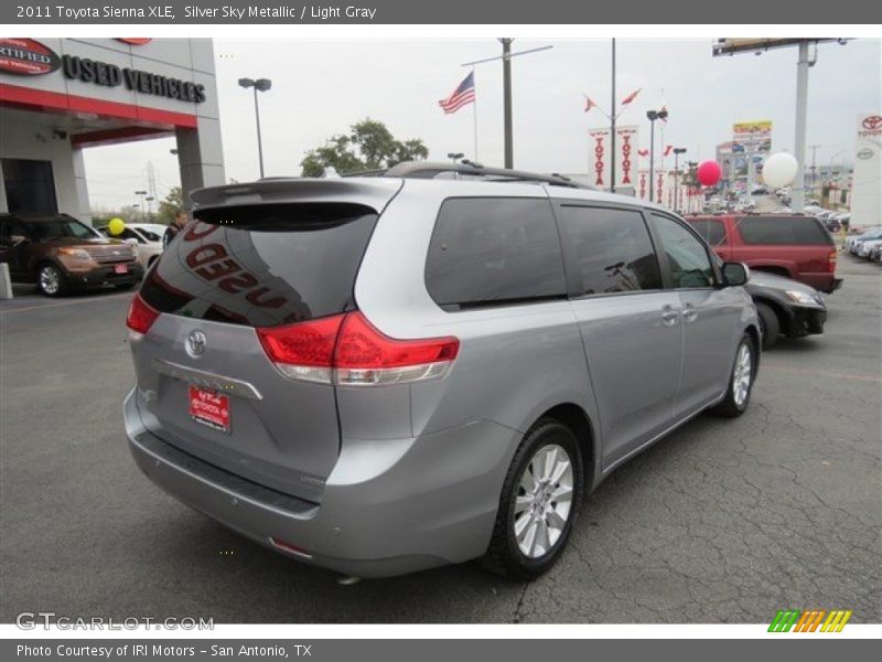 Silver Sky Metallic / Light Gray 2011 Toyota Sienna XLE