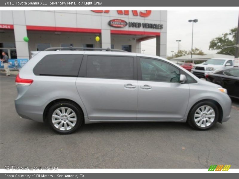 Silver Sky Metallic / Light Gray 2011 Toyota Sienna XLE