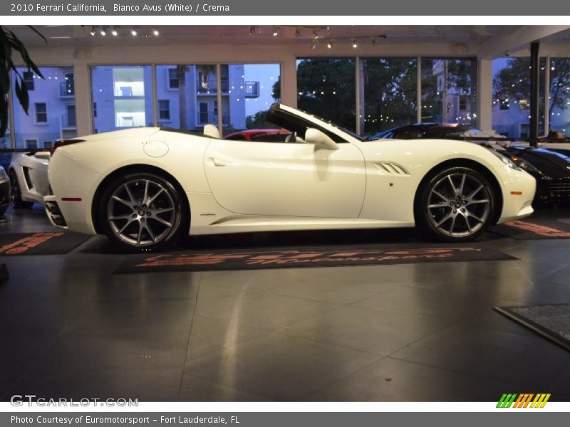 Bianco Avus (White) / Crema 2010 Ferrari California