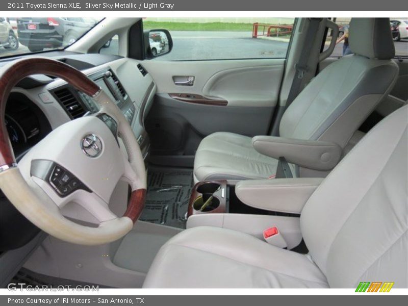 Silver Sky Metallic / Light Gray 2011 Toyota Sienna XLE