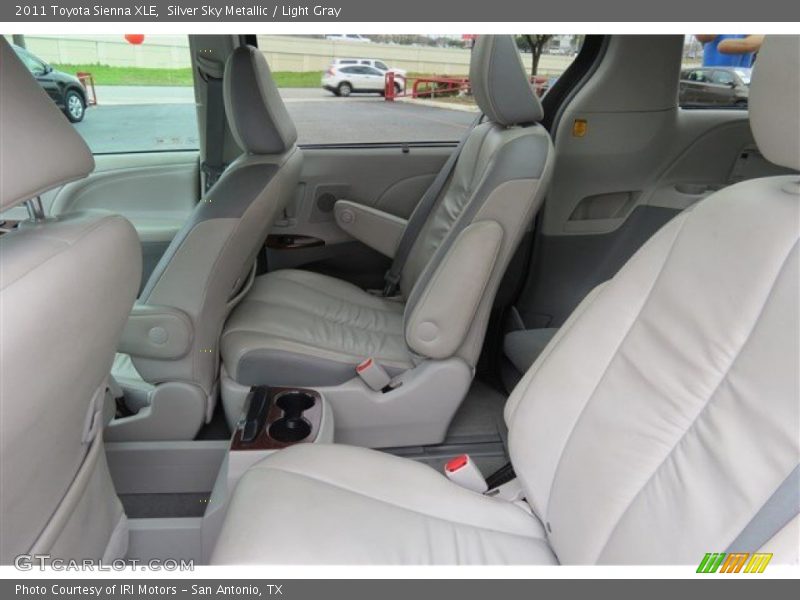Silver Sky Metallic / Light Gray 2011 Toyota Sienna XLE