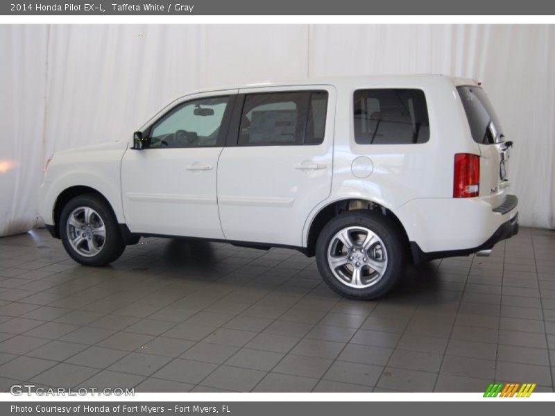 Taffeta White / Gray 2014 Honda Pilot EX-L