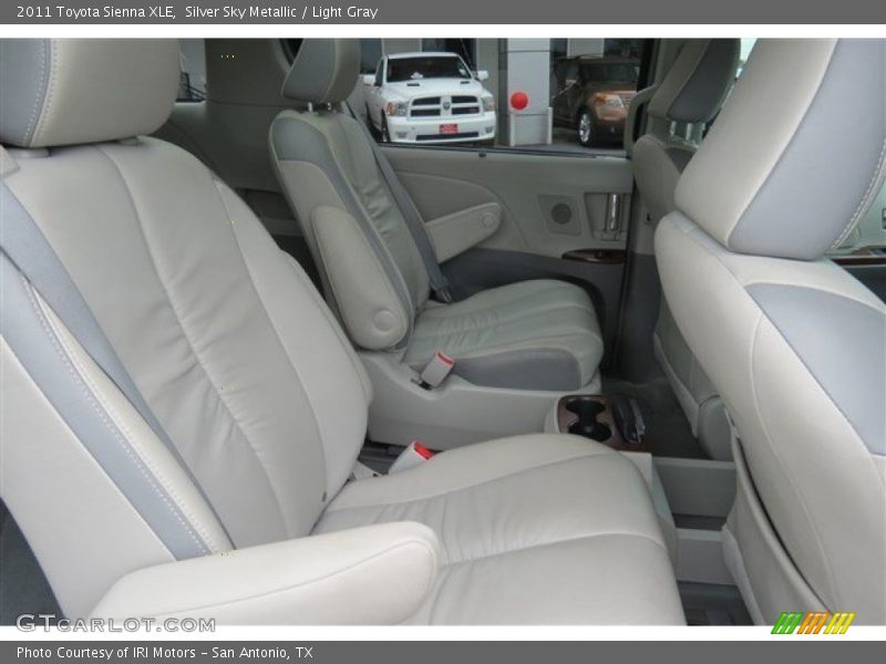 Silver Sky Metallic / Light Gray 2011 Toyota Sienna XLE
