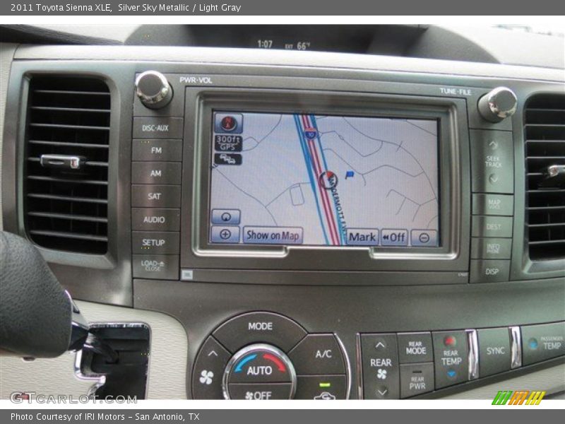 Silver Sky Metallic / Light Gray 2011 Toyota Sienna XLE