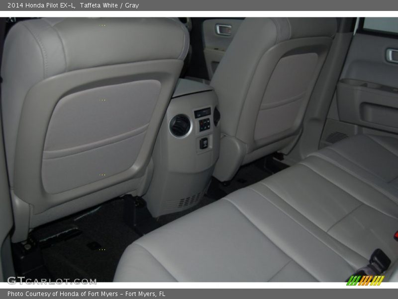Taffeta White / Gray 2014 Honda Pilot EX-L