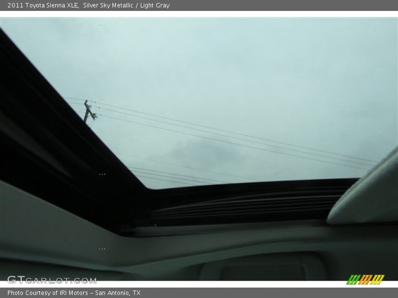 Silver Sky Metallic / Light Gray 2011 Toyota Sienna XLE