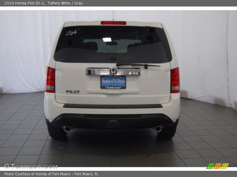 Taffeta White / Gray 2014 Honda Pilot EX-L