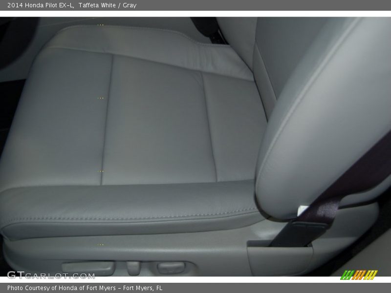Taffeta White / Gray 2014 Honda Pilot EX-L